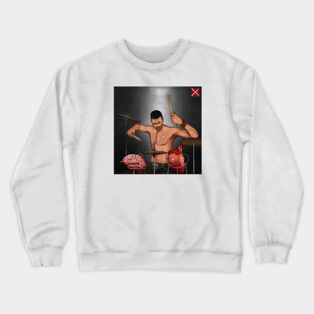 Rhythm of life Crewneck Sweatshirt by Arash Shayesteh